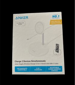 Anker MagGo 2-in-1 MagSafe Compatible Qi2 15W Wireless Charging Stand