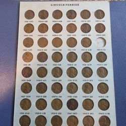 Collectible Coins Wheat Penny Collection