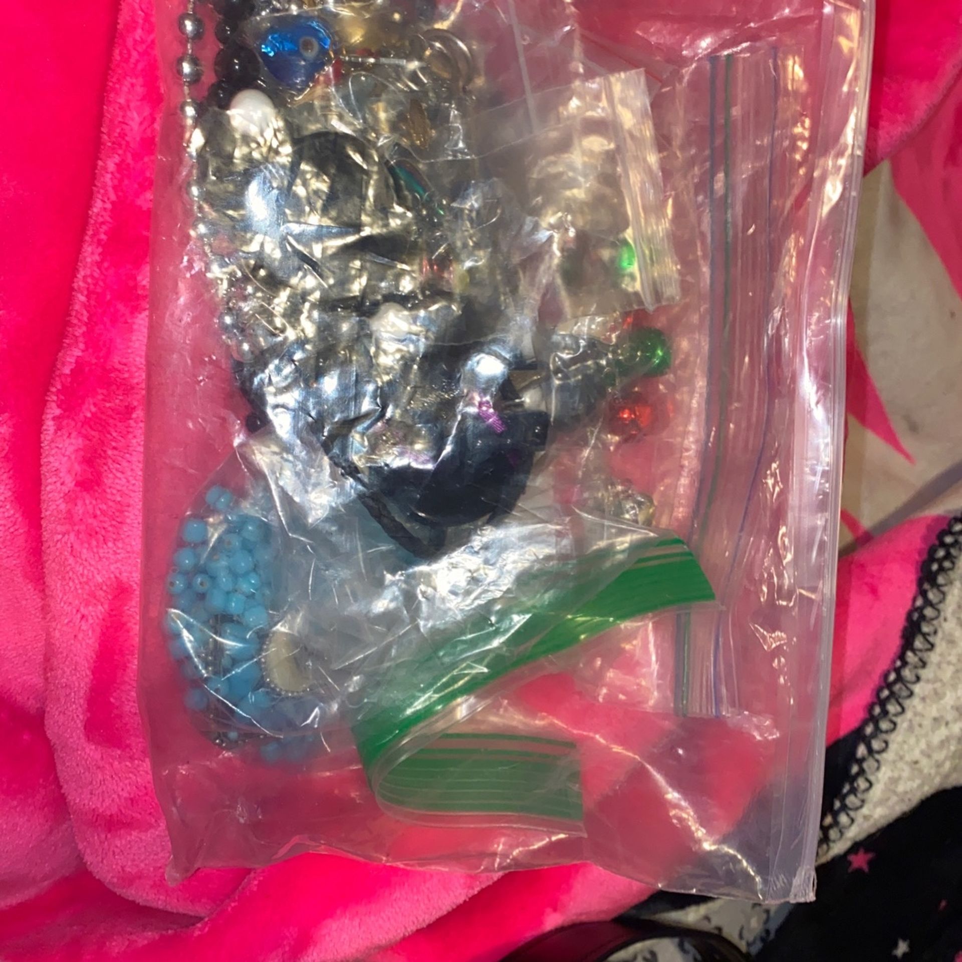 Random Bag Of Earrings And Jewelry/Pins