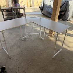 Desk and gaming chair