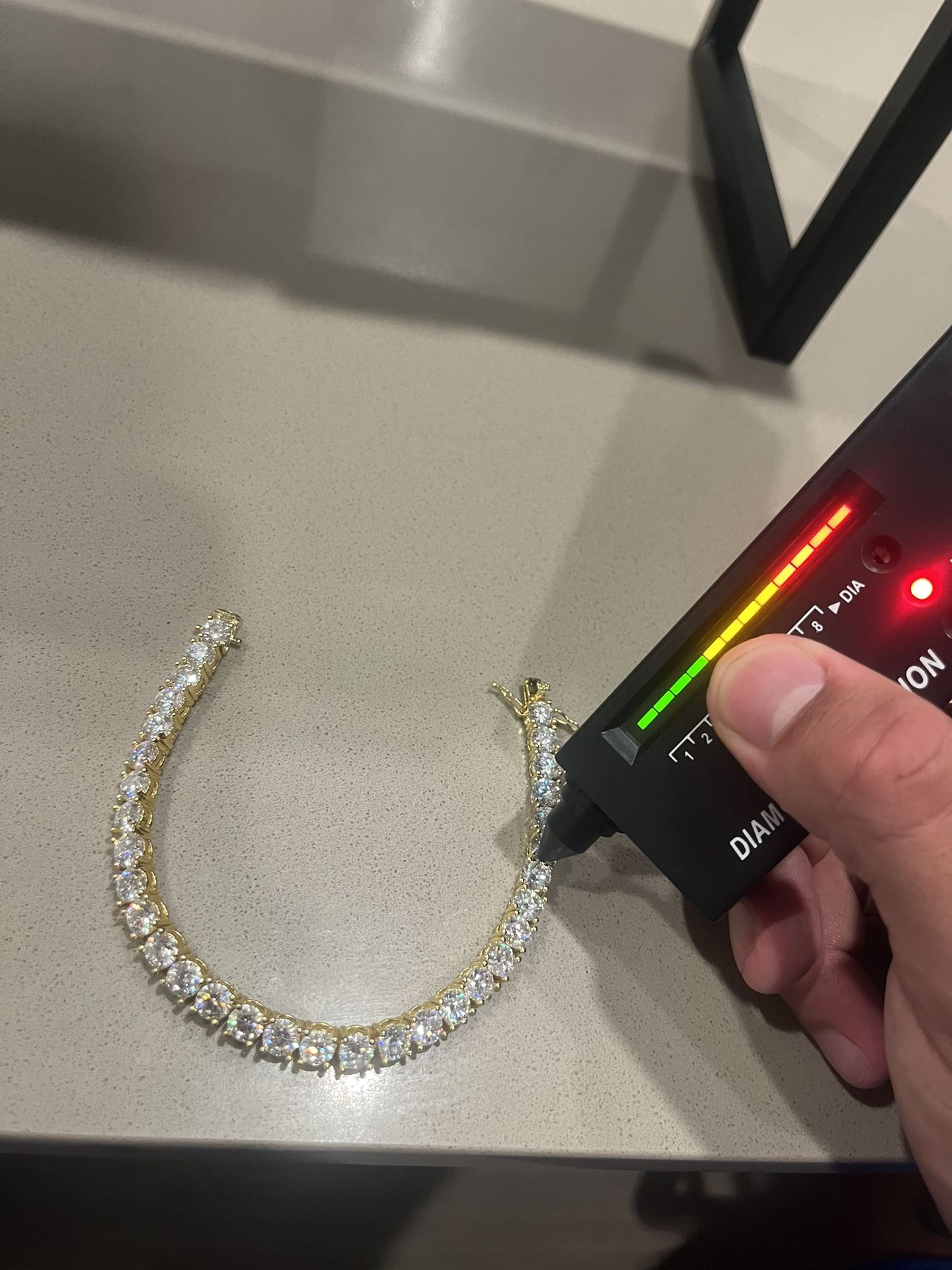 Flooded out tennis bracelet π₯