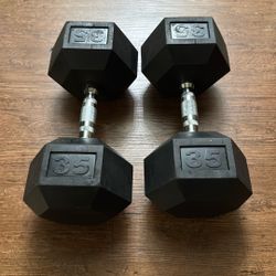 35 Lbs Dumbbells 