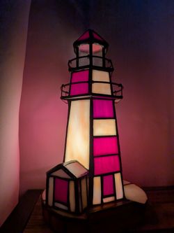 Vintage Lighthouse Lamp
