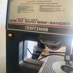 Sears Craftsman 12" Belt drive Band Saw- Sander