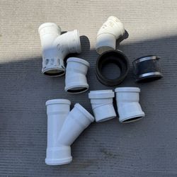 4” Gasketted Sewer Fittings And Ferncos