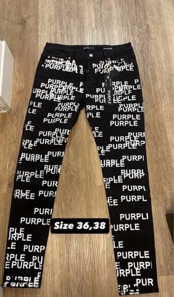 purple jeans