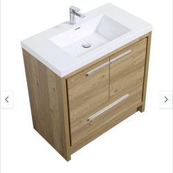 36” Freestanding Bathroom Vanity With Top