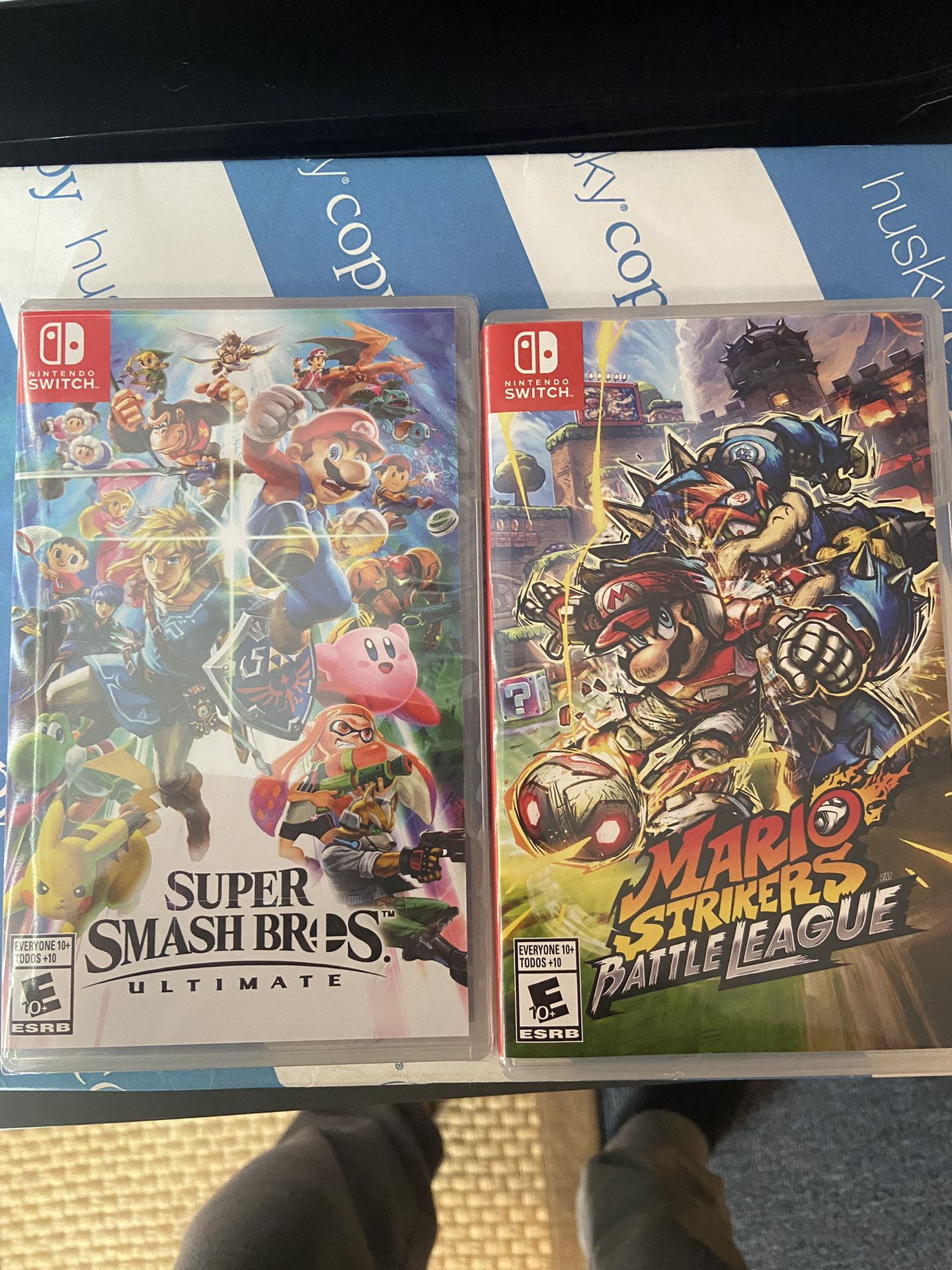 Super smash And Mario Strikers For Sale