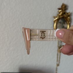 Burberry  Woman’s Sunglasses Pink  & Gold 