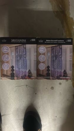 Halloween curtains