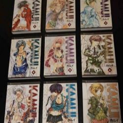 Kamui Complete Manga Volumes 1-9 English