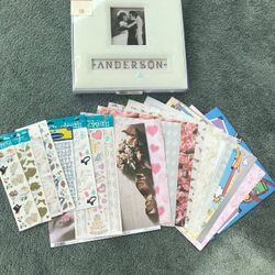 WEDDING SCRAPBOOK & accessories