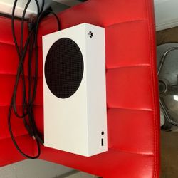 Xbox Series S with controllers 