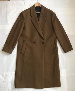 Zara Man Wool Long Coat - Limited Edition- New Condition 