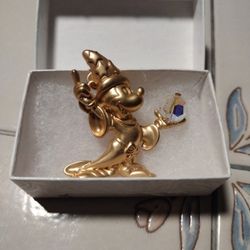Vtg 1986 Disney Napier Mickey Broach 