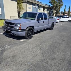 Like New Clean Title 2004 Chevy Silverado (Cement Gray) In Great Condition! 