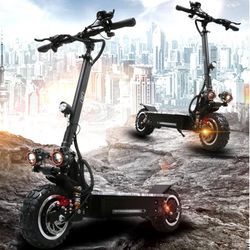  5000W Off Road Electric Kick Scooter Ultra High Speed 25AH LITHIUM Battery