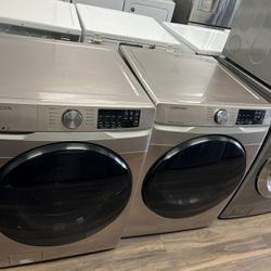 Washer And Dryer Samsung Electric 