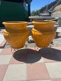 New Flower Pots made out of Clay