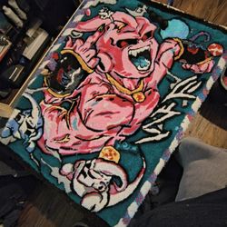 Custom Hand Tufted MAJIN BUU RUG 32X42 INCHES