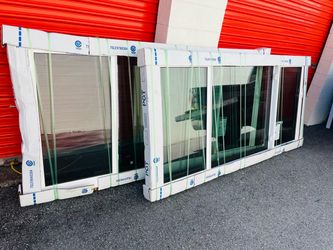 PGT Impact 3 lite Sliding Windows 92x43.75 each $950