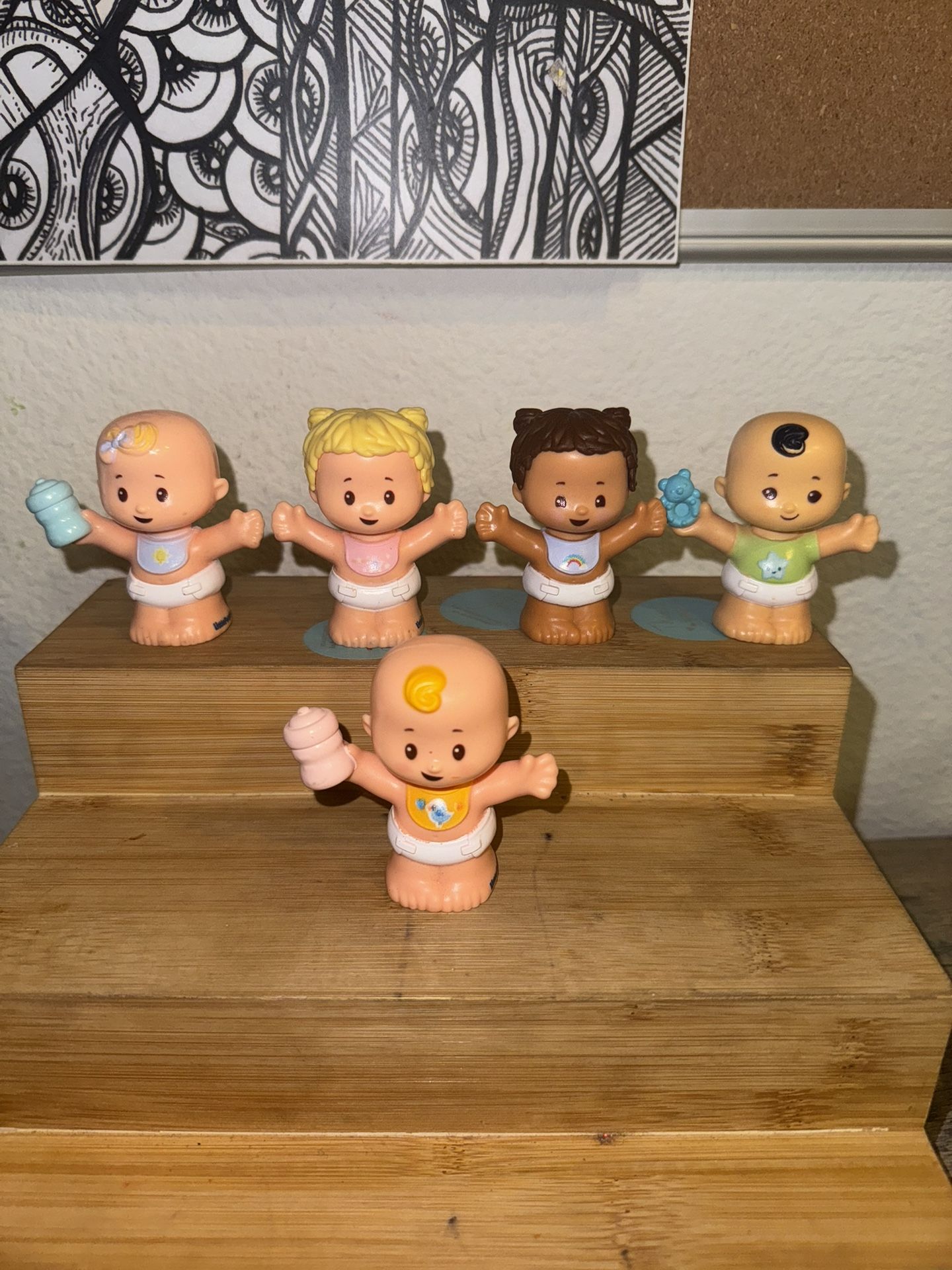 fisher price little people Lot Snuggle Time Babies