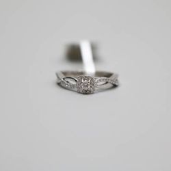 14K White Gold Diamond Engagement Ring (0.20 CTW) (Size 4)