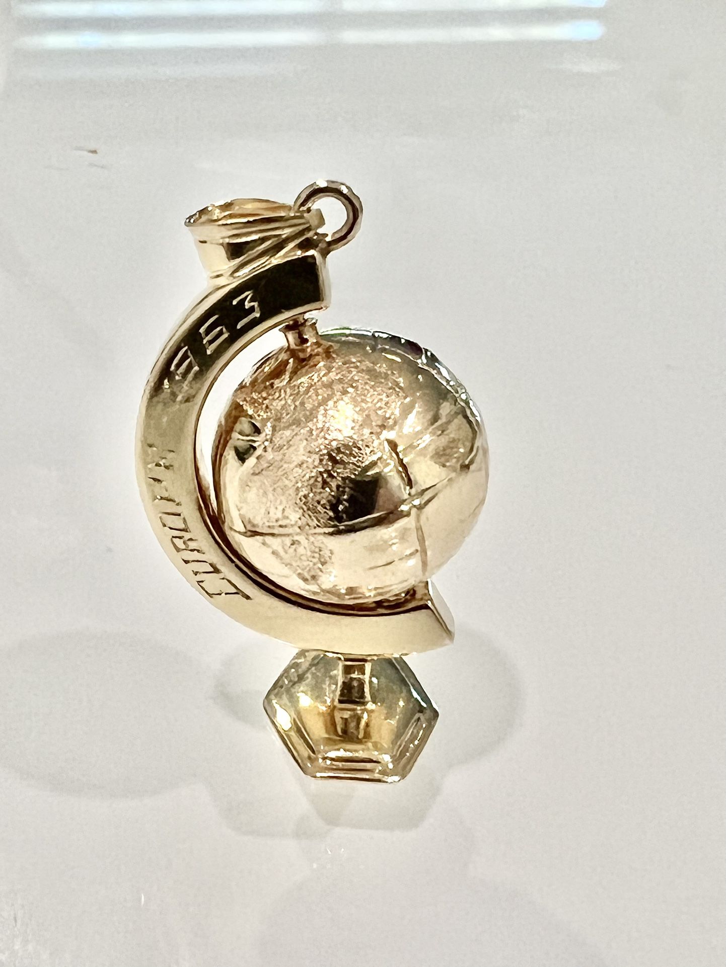 🎁 One-Of- A-Kind Vintage 14K Yellow, Gold, Movable Sphere Charm/Pendant 9.5 Grams