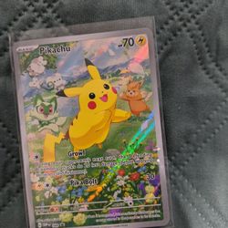 Pikachu SVP EN 088 Black Star Promo Pokemon Sv: Scarlet & Violet Promo Card Holo