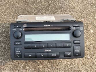 2004-2008 Toyota Factory 6 CD Player AM/FM Radio