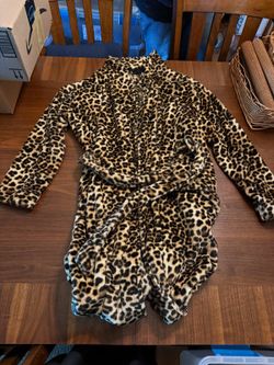 Warm "Tiger" Fleece Robe