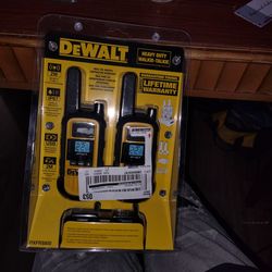 DeWalt heavy duty walkie talkies