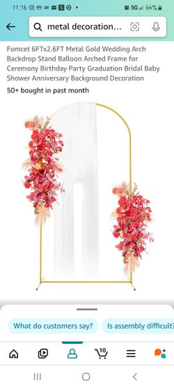 Metal Arch Decoration