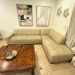 Sectional Couch + Free Table 