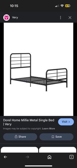 Two Twin Bed Metal Frame With Mattress