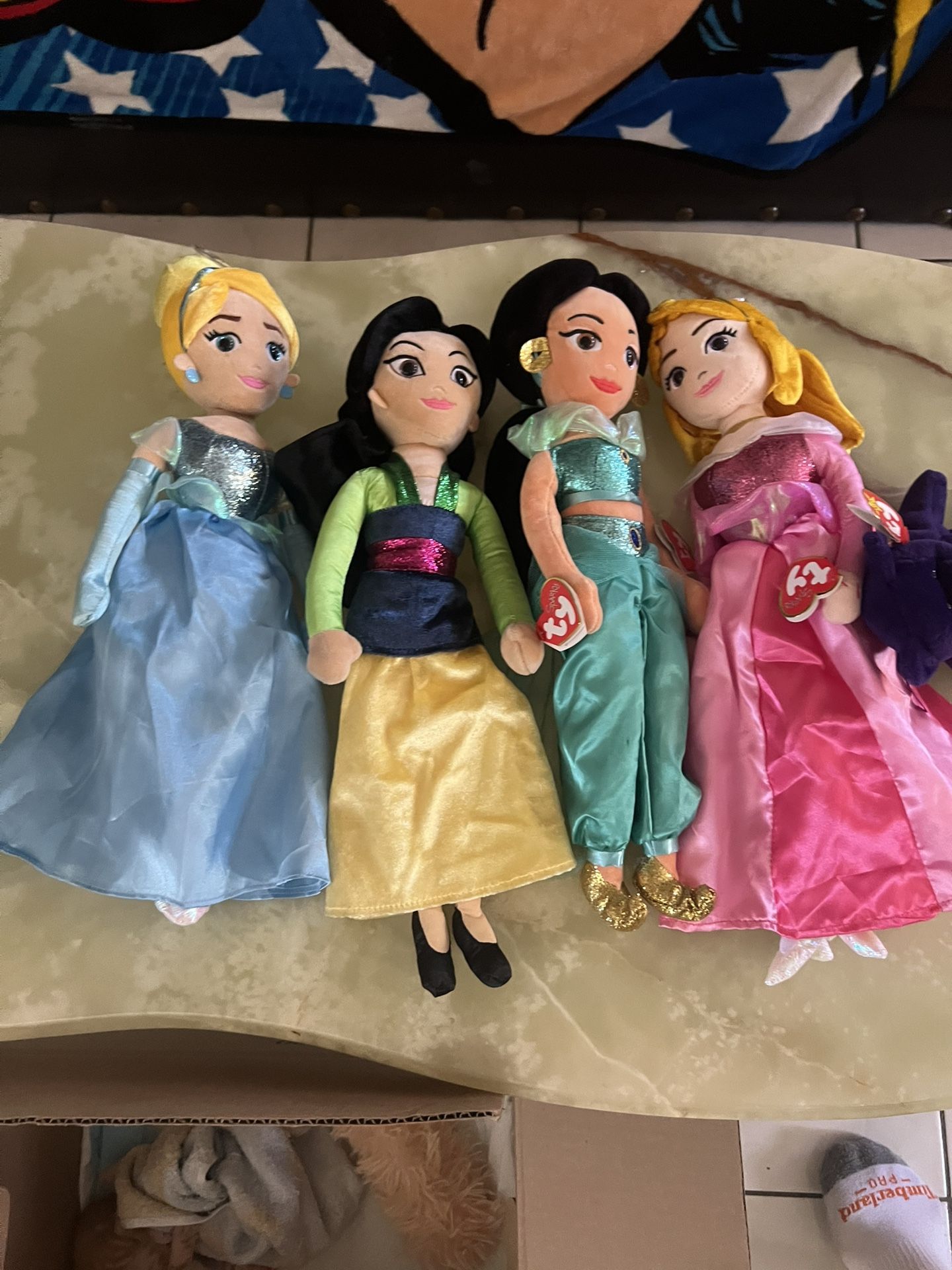 Set Of 4 Disney Princess
