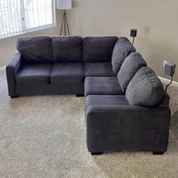 Dark Gray Lucina 2pc Sectional Sofa from Ashley Furniture