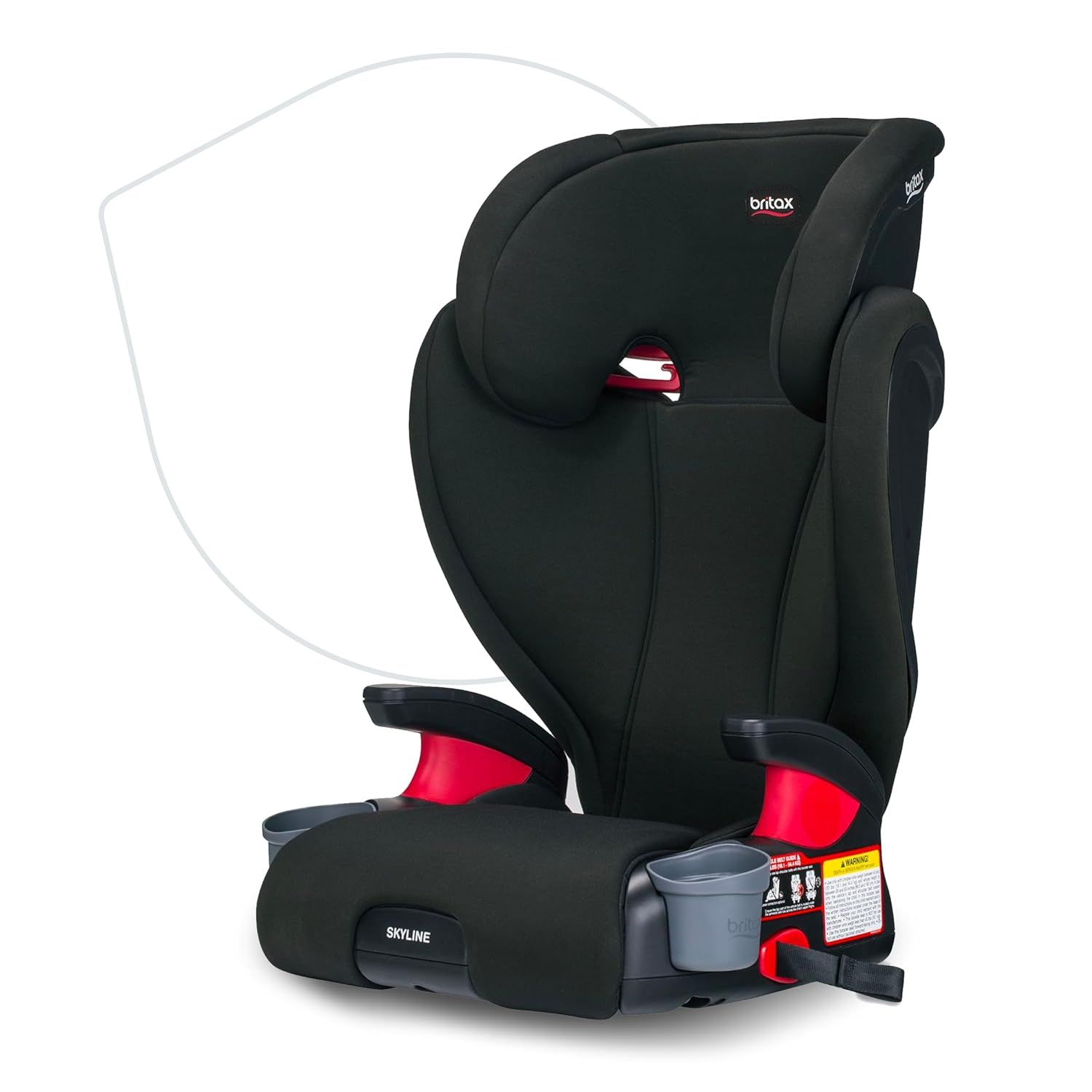 Britax Skyline 2-in-1 Highback/Backless Booster Car Seat, 40-120 lbs, Dusk,  - $5 Delivery (#1337)