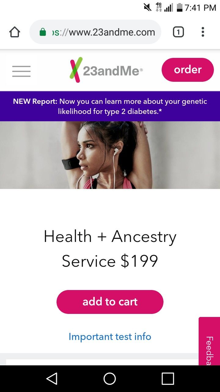 New unopened $200 23 and me ancestry kit for $80