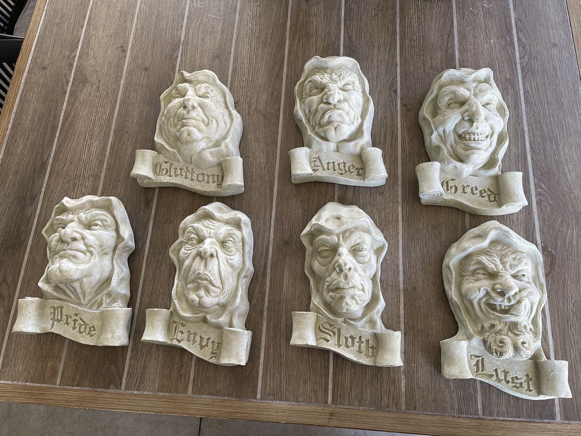 Seven Deadly Sins Wall Decor