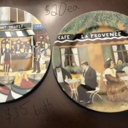 GBC Guy Buffet Collection Plates 