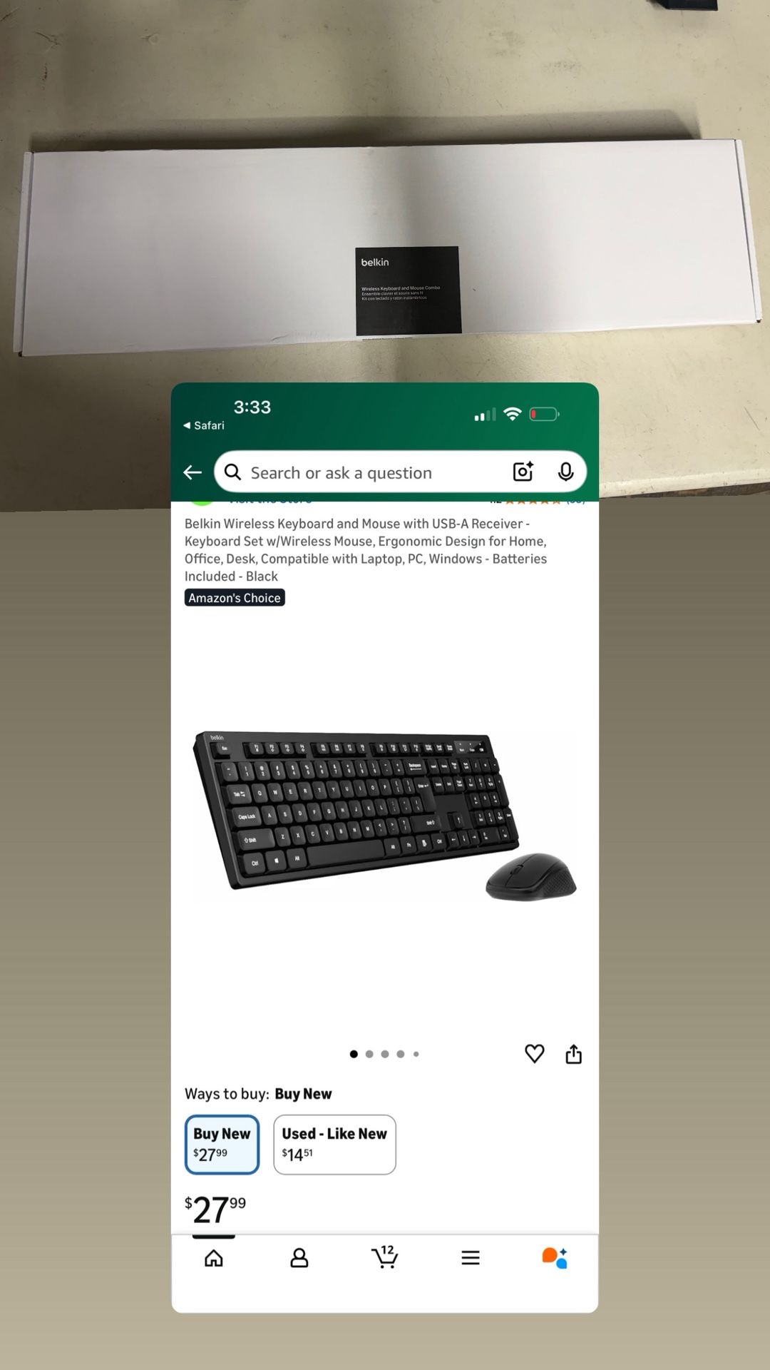 Belkin Keyboard and Mouse