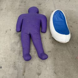 Grappling dummy & Martial Arts Punch/kick Pad