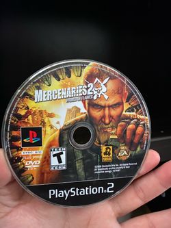 Mercenaries 2 World in Flames PS2 Disc