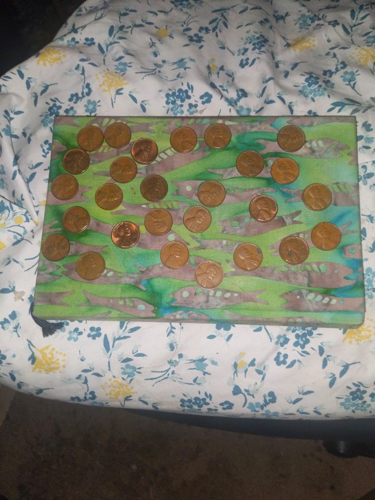 25 Wheat Ear Pennies