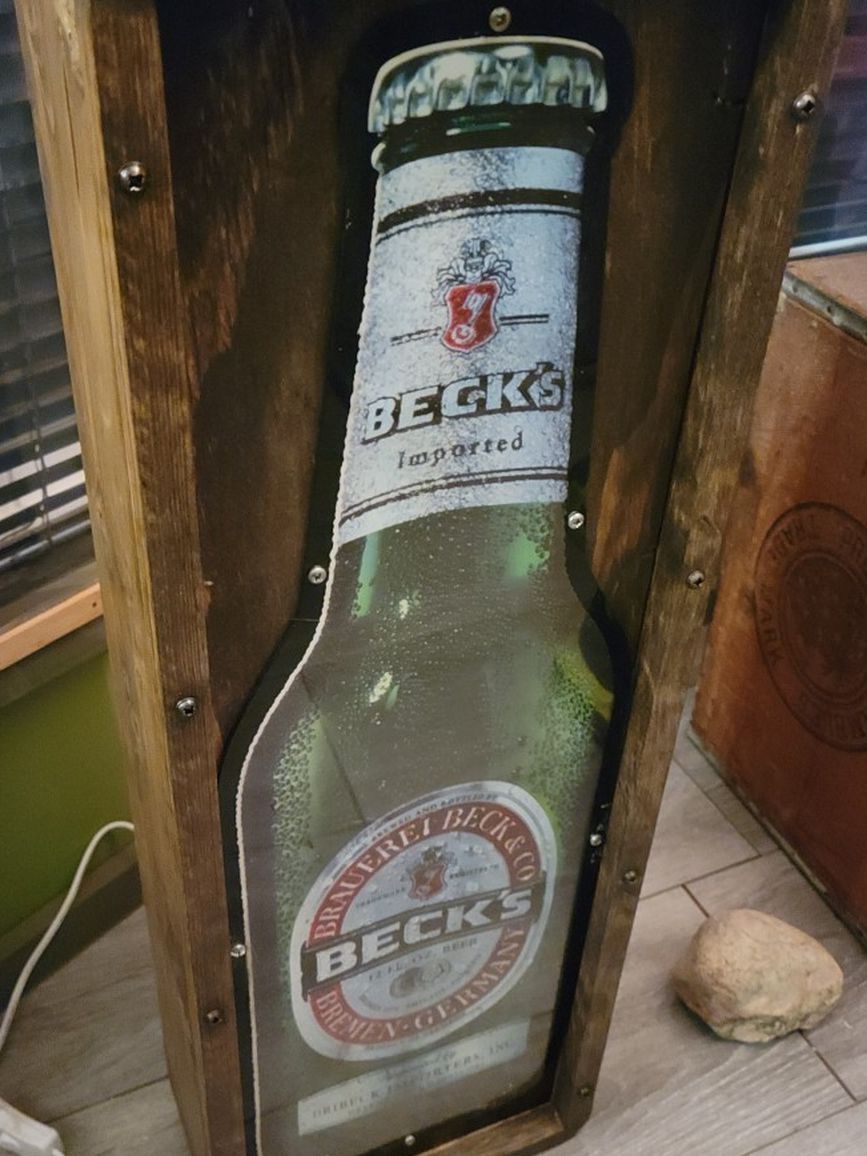 Beck's Beer Advertisement. 
