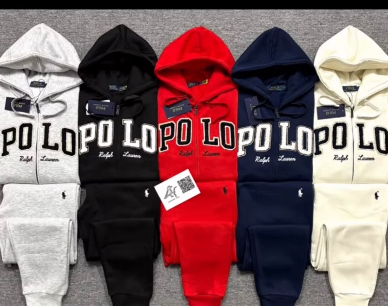 Polo Jogger Zipper Set