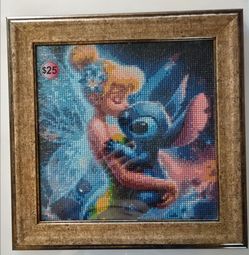 Tinkerbell stitch diamond art