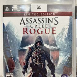 PS3 Games Assassins Creed Rogue 