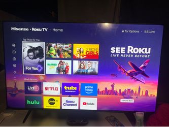 58 inch Hisense Roku tv
